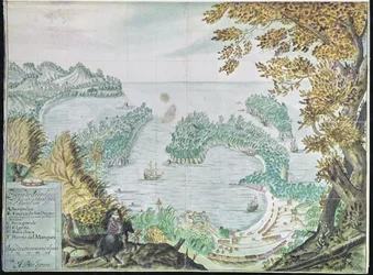 Vue du port d